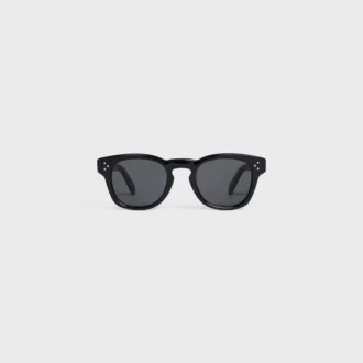 Lunettes de soleil à monture noire 42 en acétate