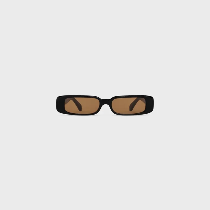 Lunettes de soleil rectangulaires S343 en acétate