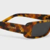 Lunettes de soleil rectangulaires S343 en acétate