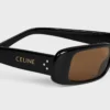 Lunettes de soleil rectangulaires S343 en acétate