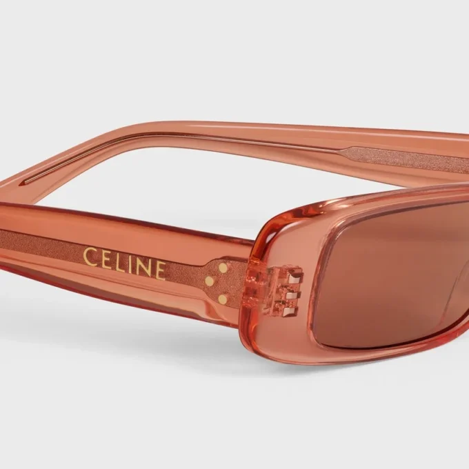 Lunettes de soleil rectangulaires S343 en acétate