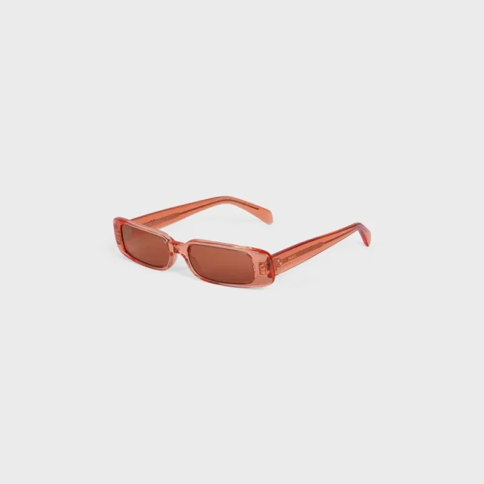 Lunettes de soleil rectangulaires S343 en acétate