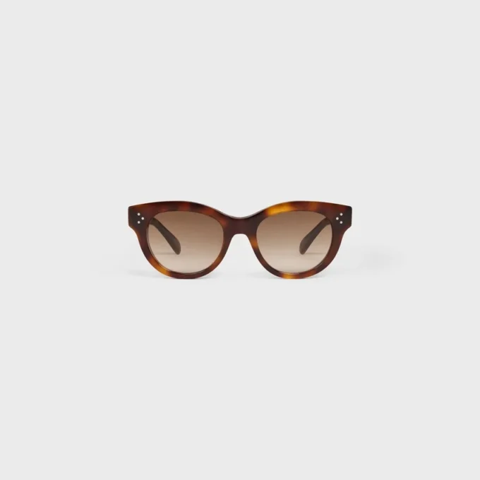 Lunettes de soleil rondes S332 en acétate