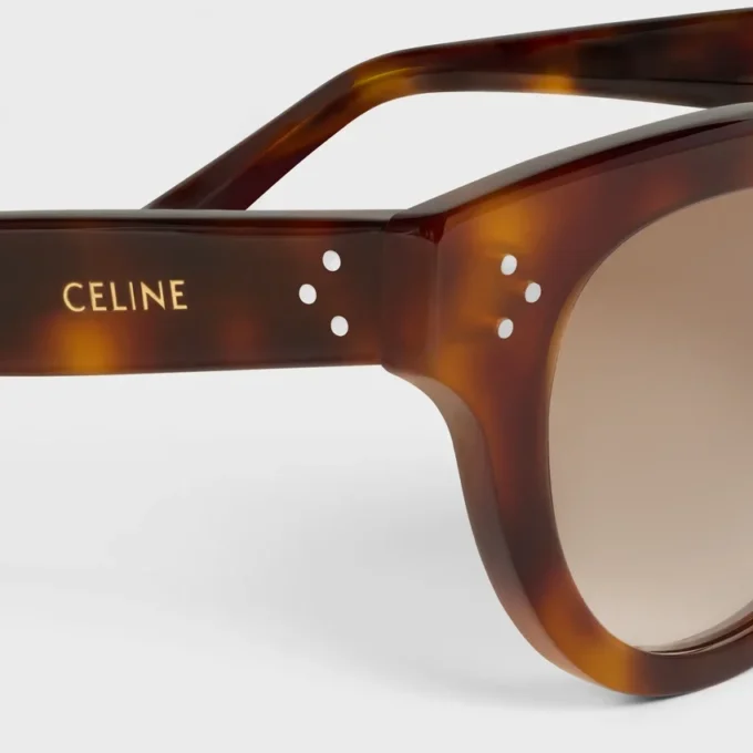 Lunettes de soleil rondes S332 en acétate