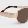 Lunettes de soleil Triomphe Metal 01 en métal