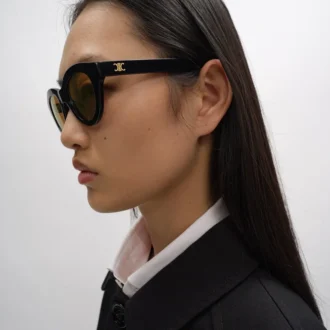 Lunettes de soleil Triomphe Mini 01 en acétate