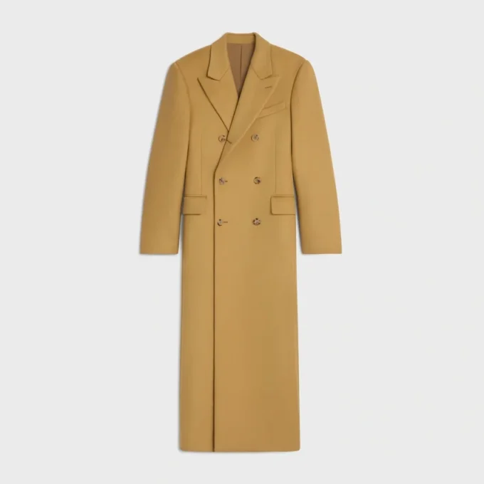 Manteau Colonne en cachemire double face