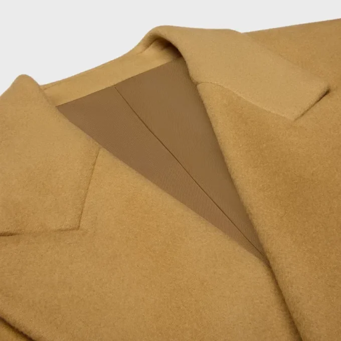 Manteau Colonne en cachemire double face