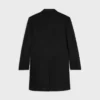 Manteau croisé en laine