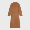 Manteau croisé en laine et cachemire double face