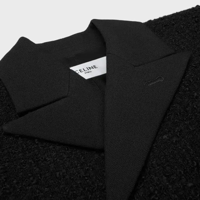 Manteau croisé en laine Natta
