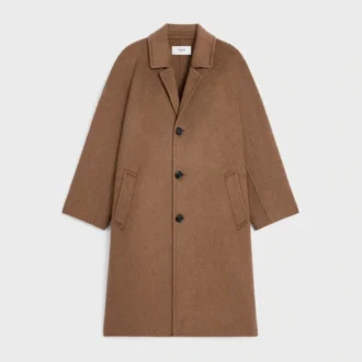 Manteau en cachemire double face et poil de chameau