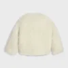 Manteau en laine duveteuse