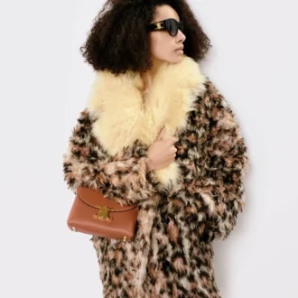 Manteau en mohair et alpaga