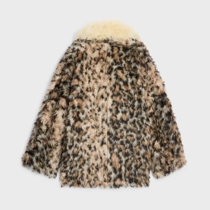 Manteau en mohair et alpaga