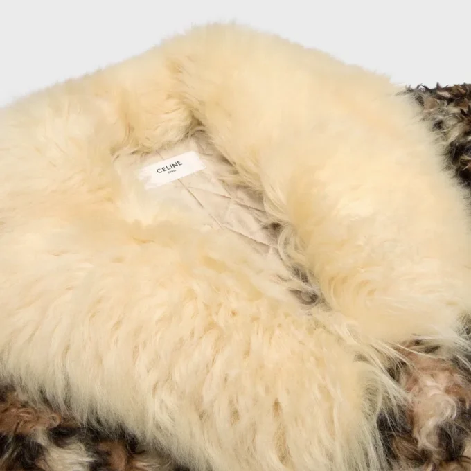 Manteau en mohair et alpaga