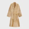 Manteau enveloppant en agneau