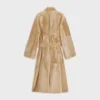 Manteau enveloppant en agneau