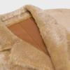 Manteau enveloppant en agneau