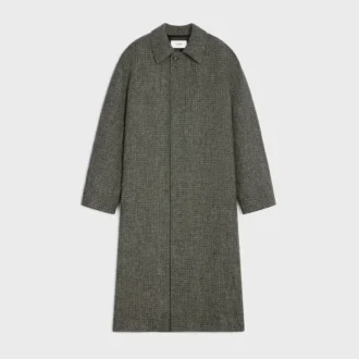 Manteau Mac en tweed de laine à carreaux
