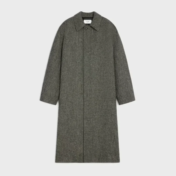 Manteau Mac en tweed de laine à carreaux Manteau Mac en tweed de laine à carreaux