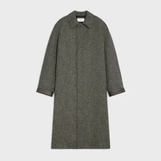 Manteau Mac en tweed de laine à carreaux