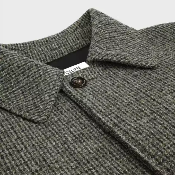 Manteau Mac en tweed de laine à carreaux Manteau Mac en tweed de laine à carreaux