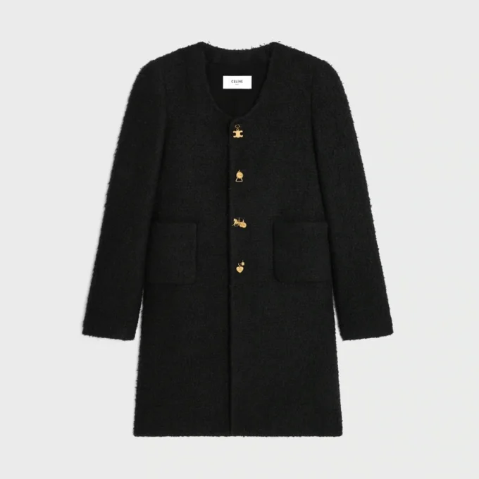 Manteau Maggie en cachemire et laine Natta
