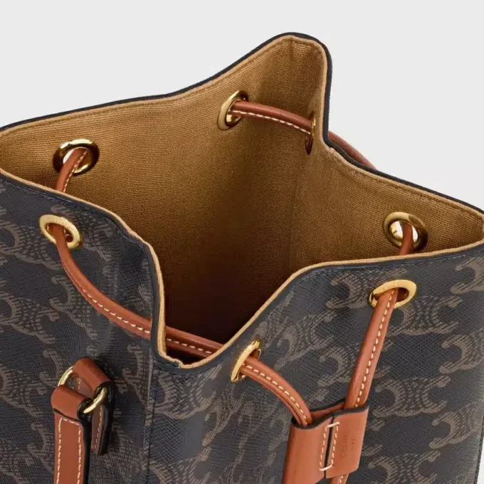Micro Sailor en Triomphe Canvas et cuir de veau