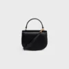 Mini Besace Clea en cuir de veau brillant Mini Besace Clea en cuir de veau brillant