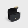 Mini Besace Clea en cuir de veau brillant Mini Besace Clea en cuir de veau brillant