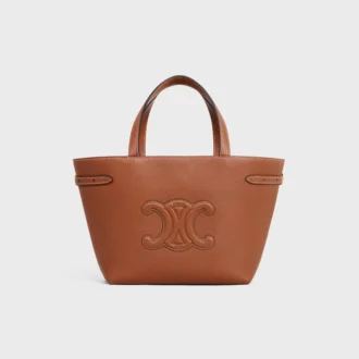 Mini Cabas Anais Cuir Triomphe en cuir de veau grainé