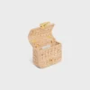 Mini Chain Claude en textile effet raphia
