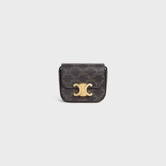 Mini Claude en Triomphe Canvas et cuir de veau Mini Claude en Triomphe Canvas et cuir de veau
