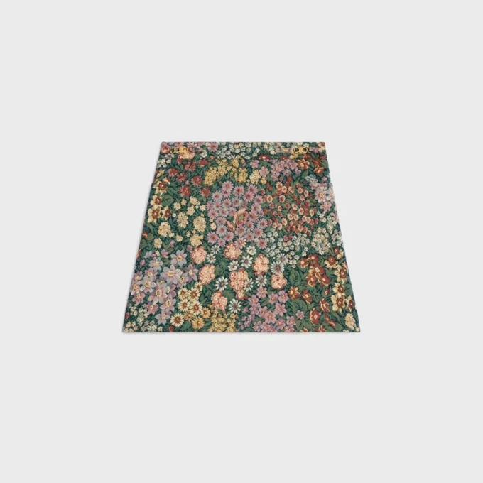 Mini-jupe en jacquard de coton Mini-jupe en jacquard de coton
