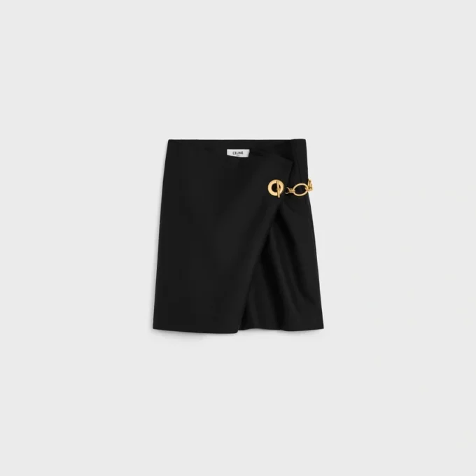 Mini-jupe en laine mohair Mini-jupe en laine mohair