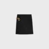 Mini-jupe en laine mohair Mini-jupe en laine mohair