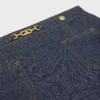 Mini-jupe Trapeze en denim délavé brut