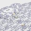 Mini-robe chemise en crêpon de soie