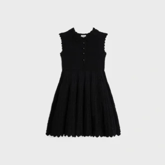 Mini-robe en crochet de coton