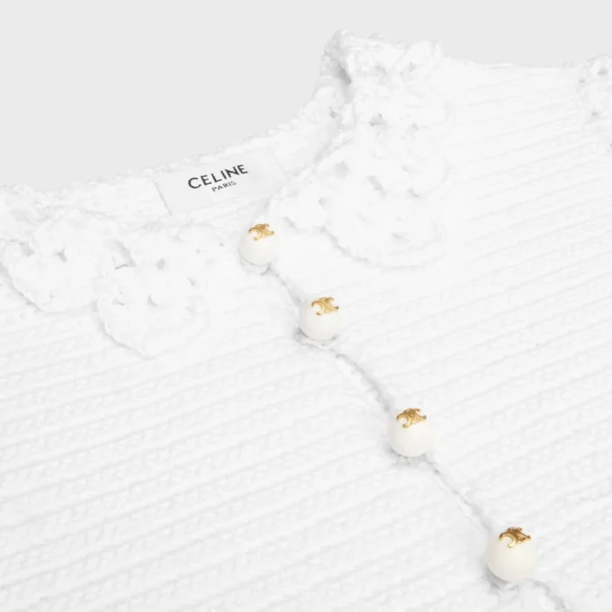 Mini-robe en crochet de coton