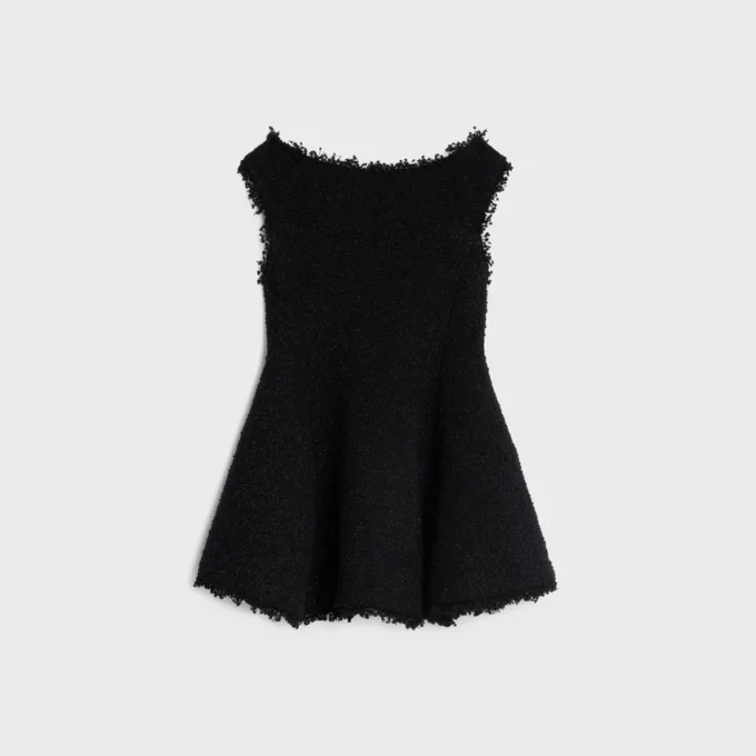 Mini-robe en maille Natte