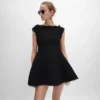 Mini-robe en maille Natte