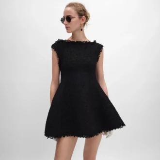 Mini-robe en maille Natte