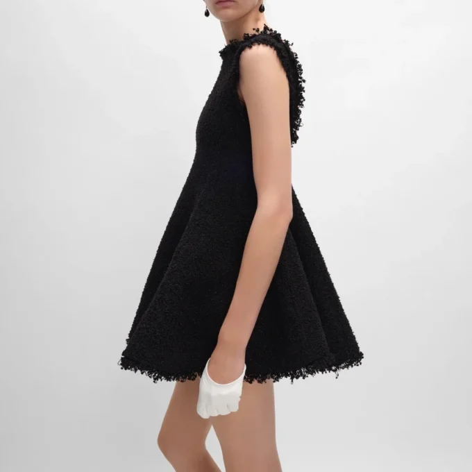 Mini-robe en maille Natte