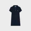 Mini-robe polo en coton éponge Mini-robe polo en coton éponge