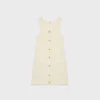Mini-robe-tablier en coton