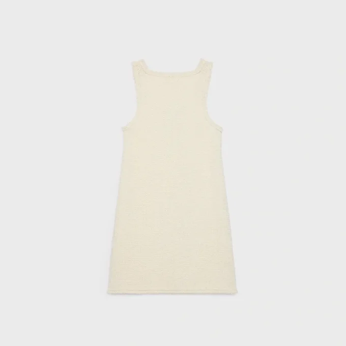 Mini-robe-tablier en coton