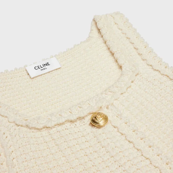 Mini-robe-tablier en coton