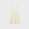 Mini-robe Triomphe en coton crocheté
